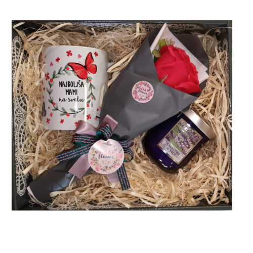 Darilni paket ZA MAMI - RDEČ