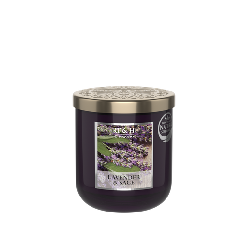 Dišeča sveča Heart & Home - 115g - Lavender & Sage