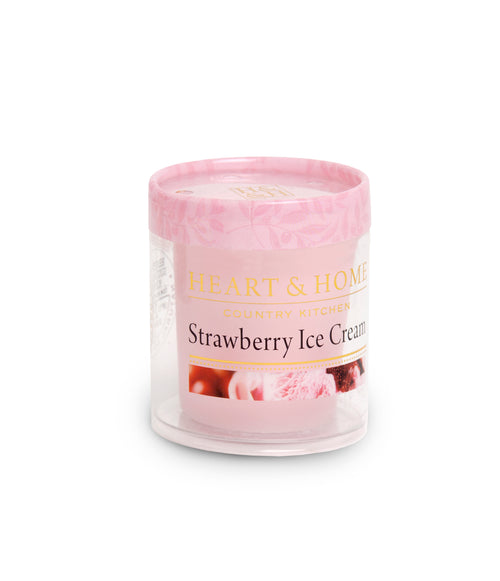 Dišeča sveča Heart & Home - 53g - Strawberry Ice Cream