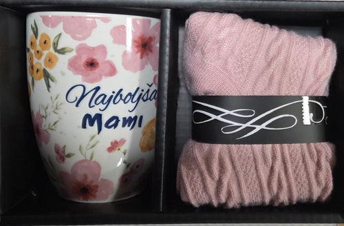 Darilni lonček & nogavička - Najboljṣ̌a mami