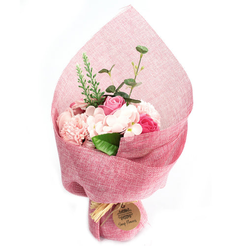 Šopek dišečih cvetov iz mila - pink