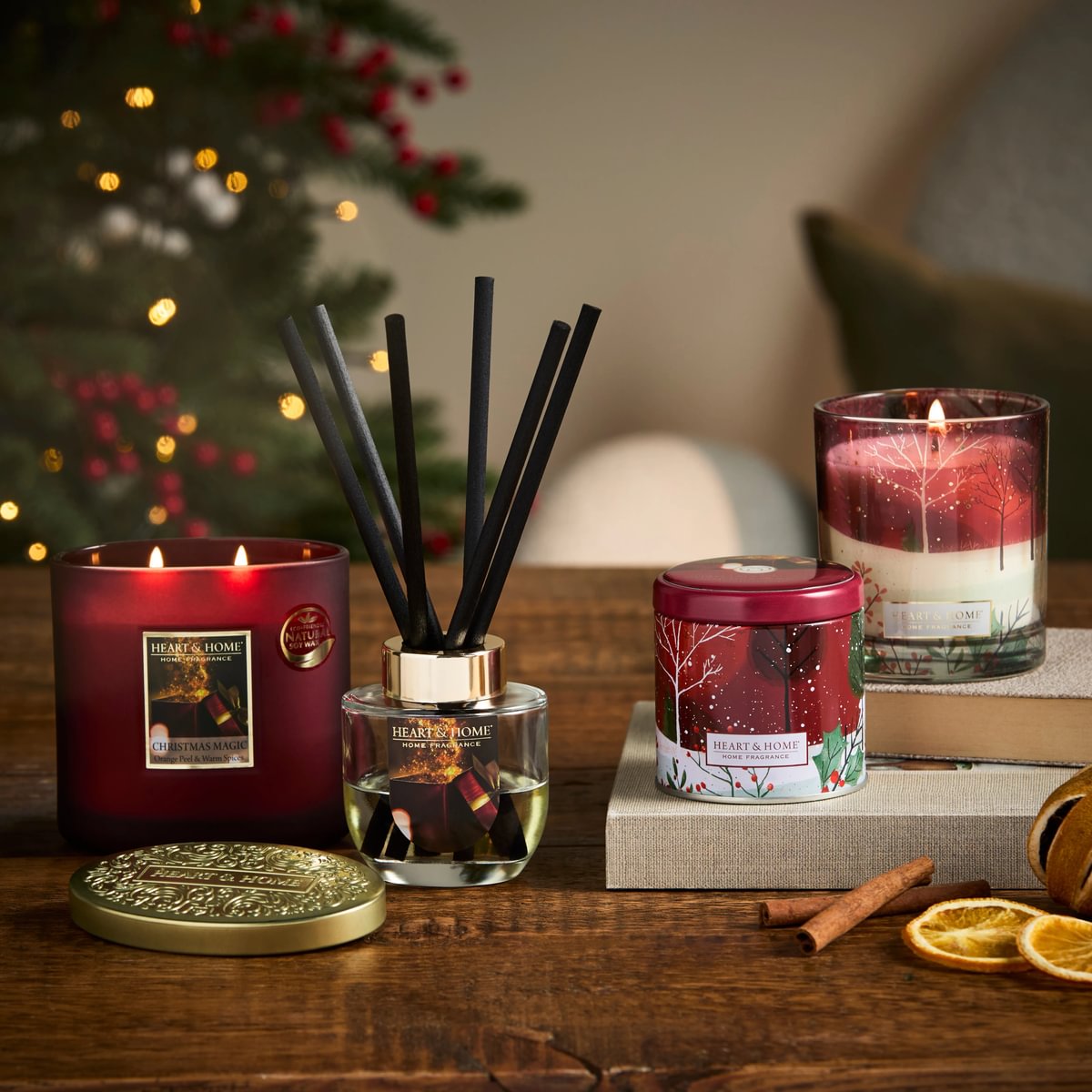 Dišeča sveča Heart & Home - Christmas magic