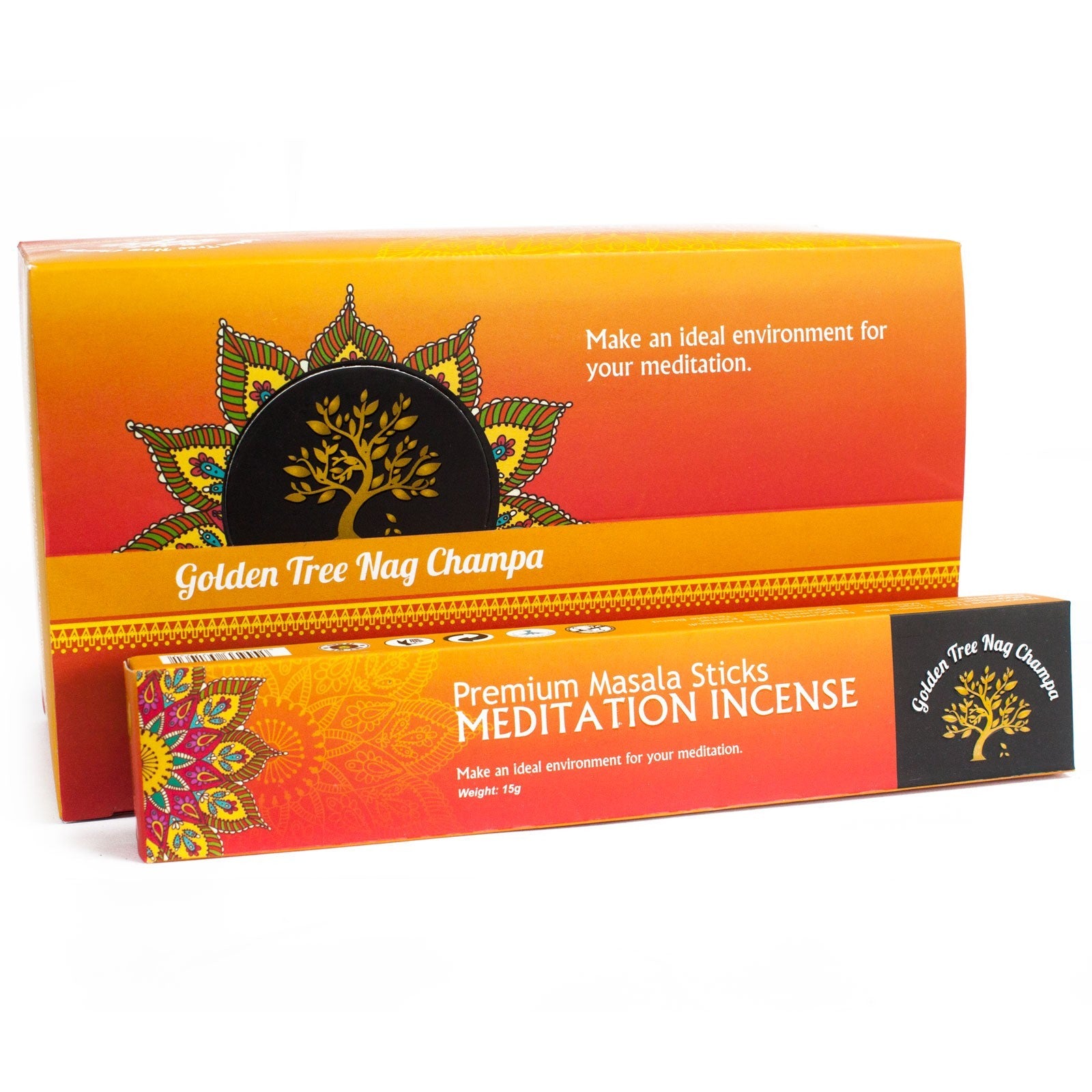 Dišeče palčke Golden Tree Nag Champa Incense - Meditation