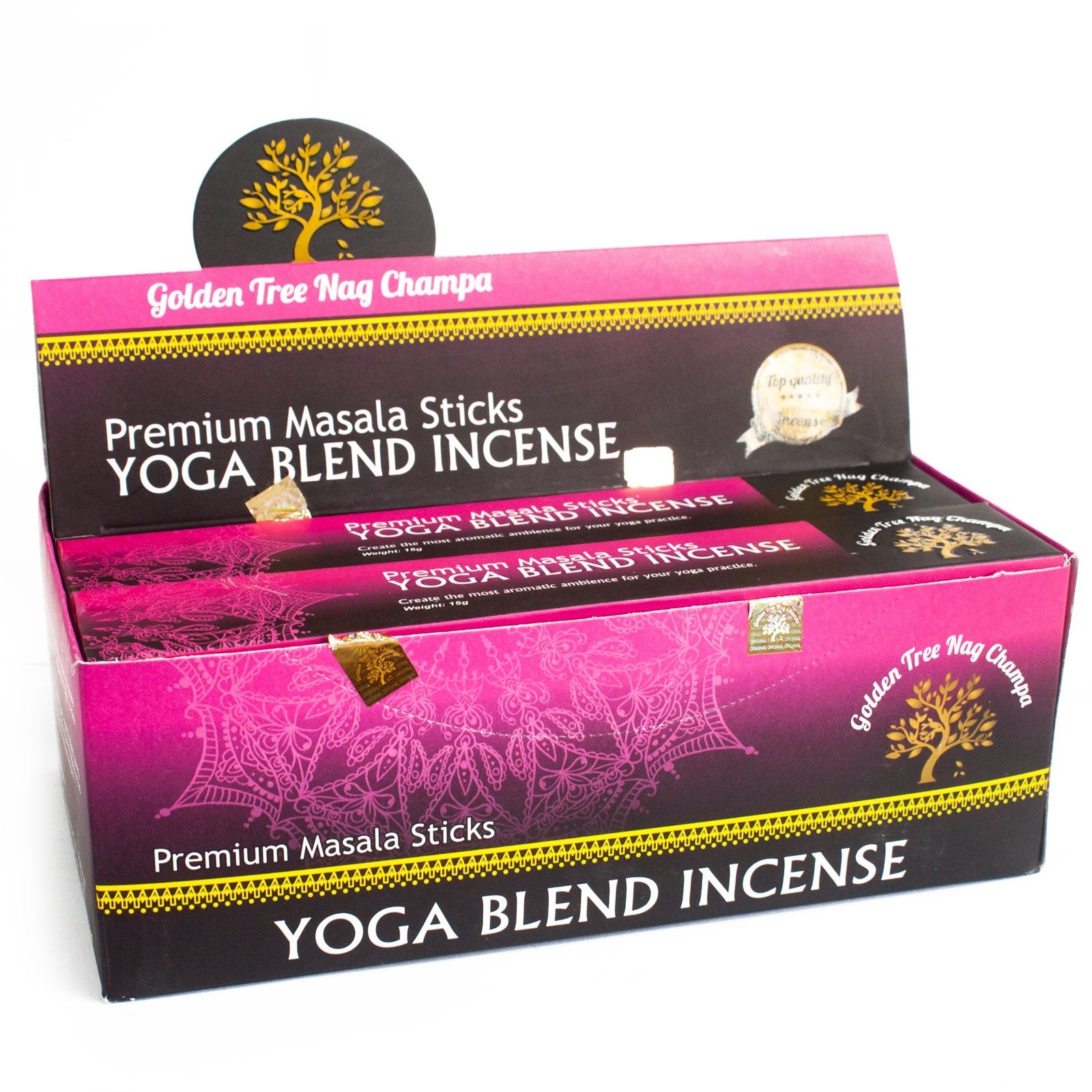 Dišeče palčke Golden Tree Nag Champa Incense - Yoga Blend