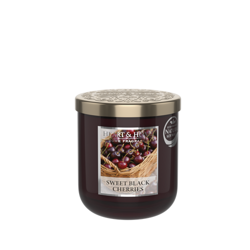 Dišeča sveča Heart & Home - 115g - Sweet Black Cherries