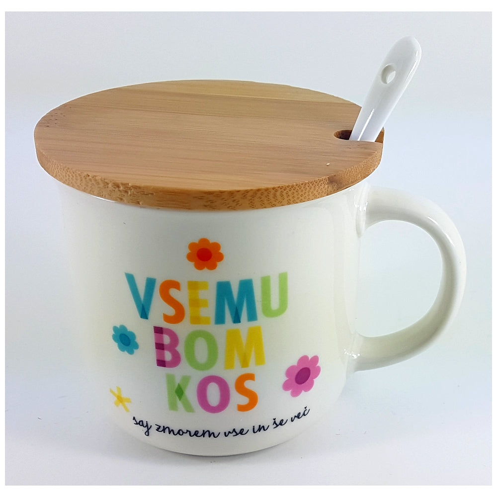 Darilni lonček s podstavkom HAPPY ZAUPAM VASE