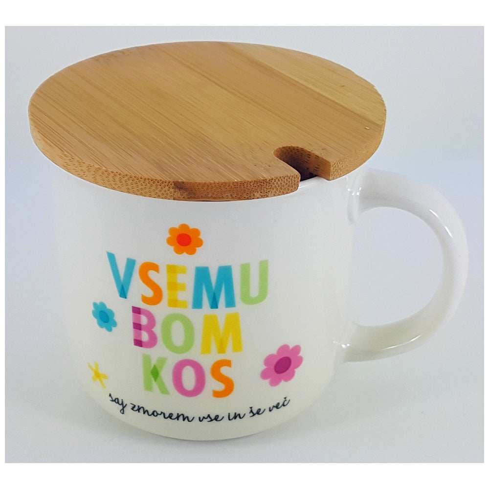 Darilni lonček s podstavkom HAPPY ZAUPAM VASE