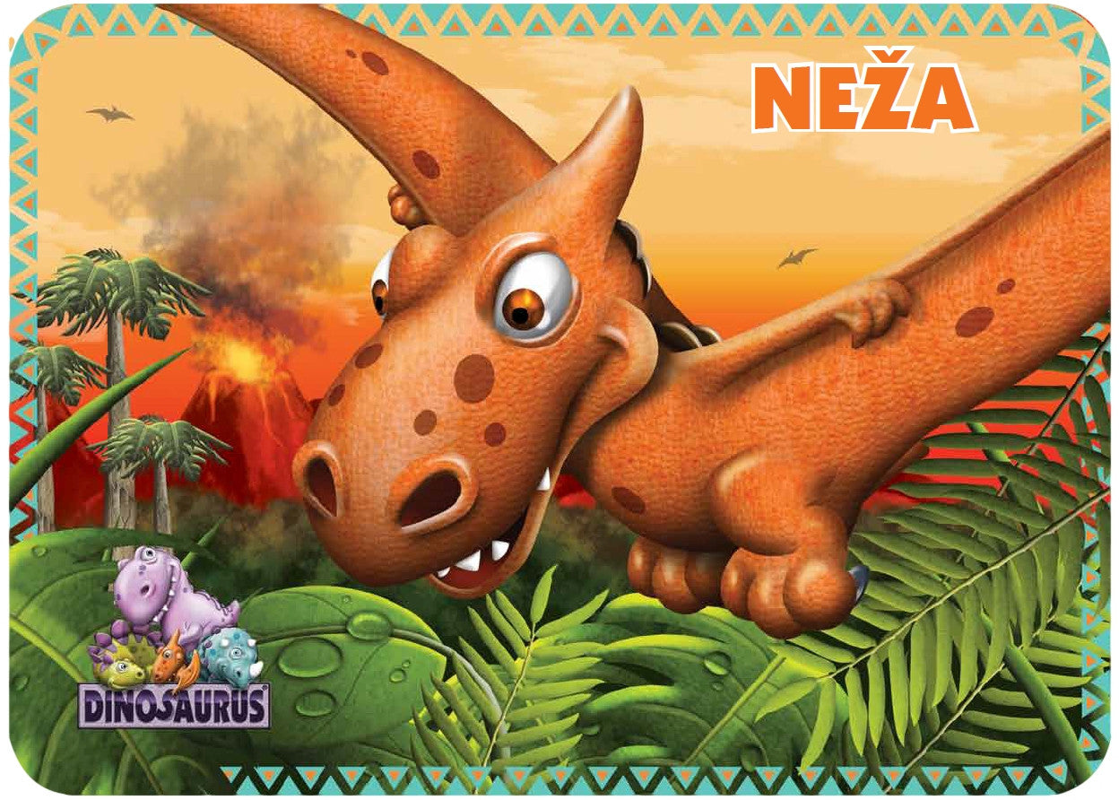 Podstavek za na mizo Dinozaver - DEKLETA