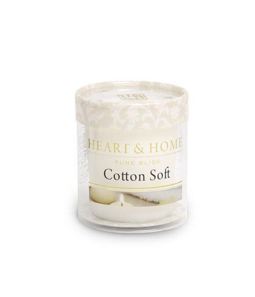 Dišeča sveča Heart & Home - 53g - Cotton Soft